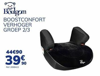 Boostconfort verhoger groep 2-3