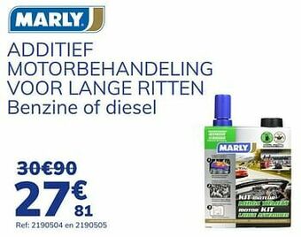 Additief motorbehandeling voor lange ritten benzine of diesel