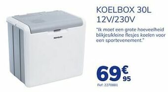 Auto5 Norauto koelbox 30l 12v-230v aanbieding