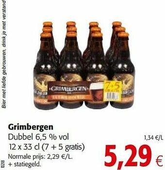 Colruyt Grimbergen dubbel aanbieding