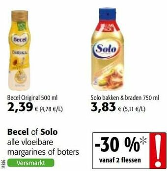 Colruyt Becel original aanbieding