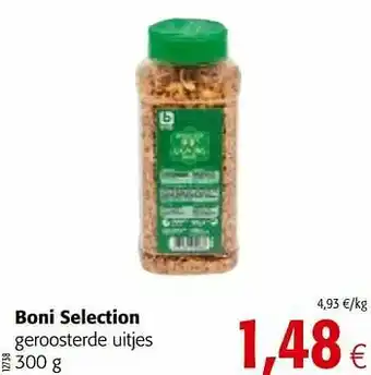 Colruyt Boni selection geroosterde uitjes aanbieding