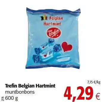 Colruyt Trefin belgian hartmint muntbonbons aanbieding