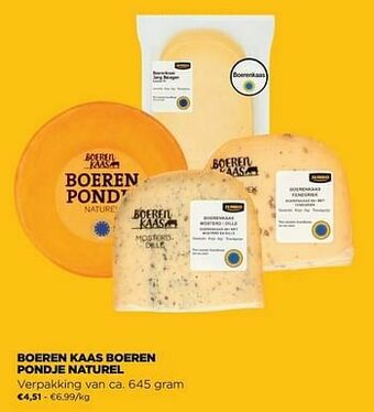 Boeren kaas boeren pondje naturel