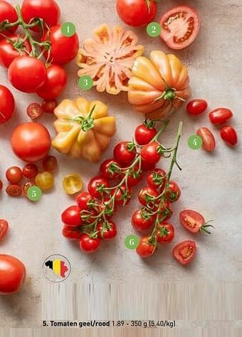 ALDI Tomaten geel-rood aanbieding