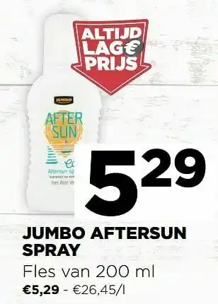 Jumbo aftersun spray