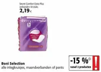 Boni selection secret comfort extra plus verbanden