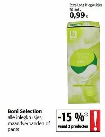 Boni selection extra long inlegkruisjes