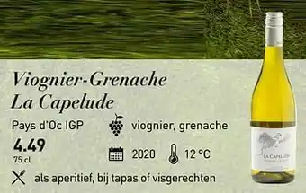ALDI Viognier-grenache la capelude aanbieding
