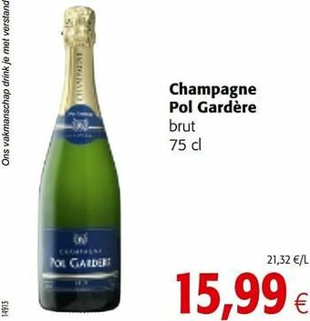 Champagne pol gardère brut