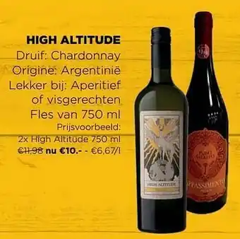 High altitude