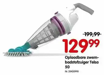 Oplaadbare zwem - badstofzuiger telsa 50
