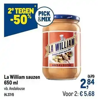 La william sauzen andalouse 650 ml