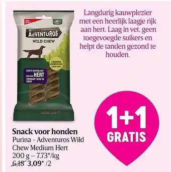 Delhaize Snack voor honden purina aanbieding