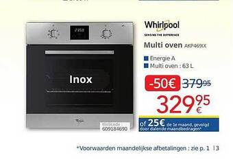 Eldi Whirlpool multi oven aanbieding