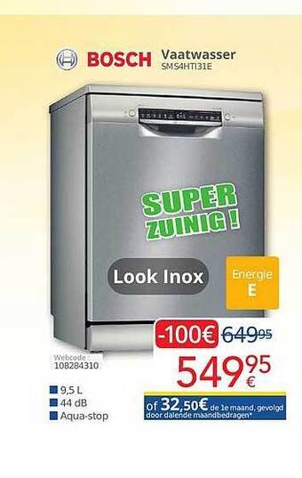Bosch vaatwasser