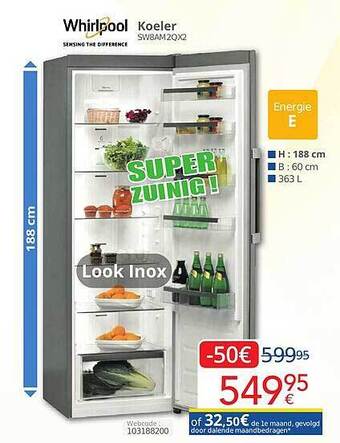 Eldi Whirlpool koeler aanbieding