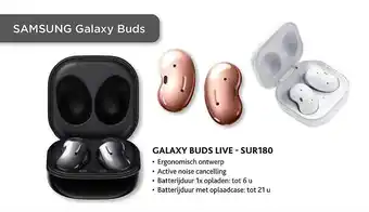 Exellent Galaxy buds live - sur180 aanbieding