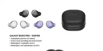 Exellent Galaxy buds pro - sur190 aanbieding
