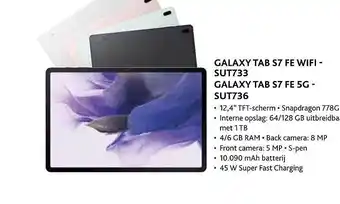 Galaxy tab s7 fe wifi - sut733 galaxy tab s7 fe fe 5g - sut736