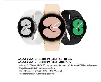 Exellent Galaxy watch 4 aanbieding