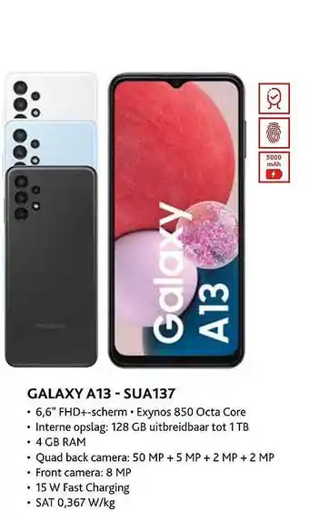 Galaxy a13 - sua137