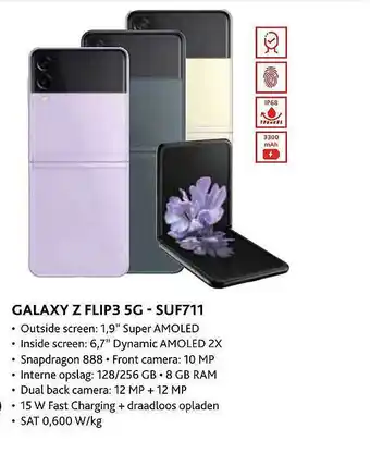 Exellent Galaxy z flip3 5g - suf711 aanbieding