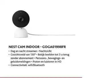 Nest cam indoor - goga01998fr