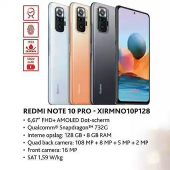 Exellent Redmi note 10 pro - xirmno10p128 aanbieding