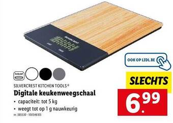 Lidl Digitale keukenweegschaal aanbieding