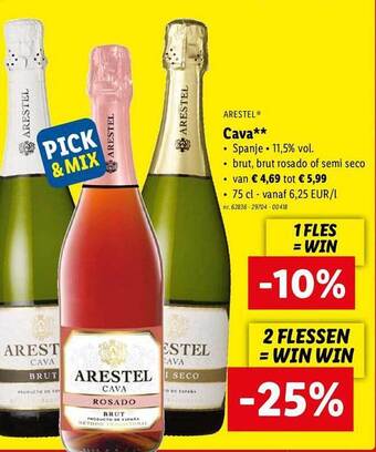 Lidl Arestel cava aanbieding