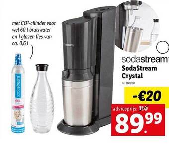 Lidl Sodastream crystal aanbieding