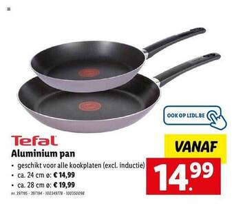Lidl Aluminium pan aanbieding