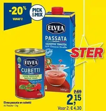 Elvea passata en cubetti passata 1 kg