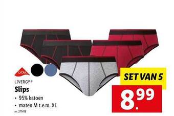 Lidl Slips aanbieding