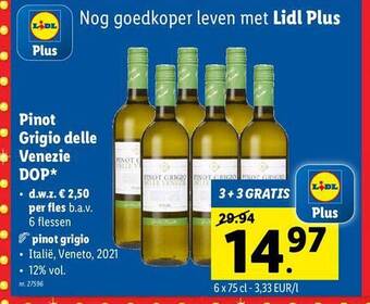 Lidl Pinot grigio delle venezie dop aanbieding