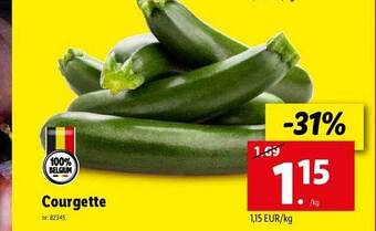 Lidl Courgette aanbieding