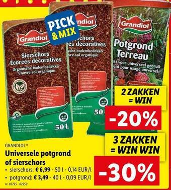 Lidl Universele potgrond of sierschors aanbieding