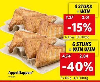 Lidl Appelflappen aanbieding