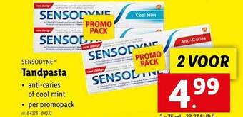 Lidl Tandpasta aanbieding