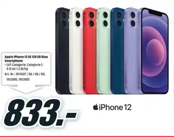 Apple iPhone 12 5G 128 GB Blue Smartphone