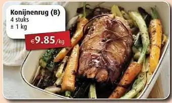 Konijnenrug b 1 kg