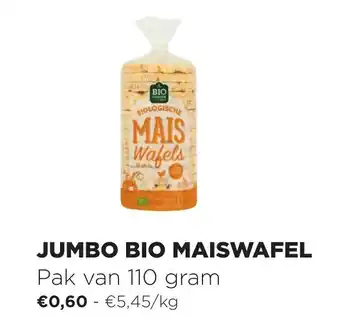 Jumbo Jumbo Bio Maiswafel 110 gram aanbieding