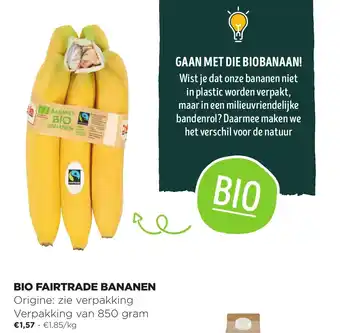 Jumbo Bio Fairtrade Bananen 850gram aanbieding