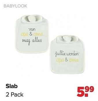 Baby-Dump Slab aanbieding