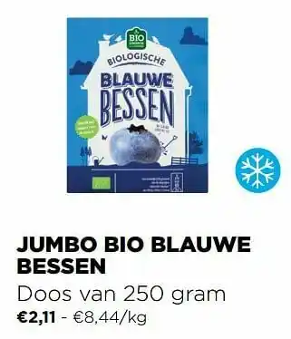 Jumbo Jumbo bio blauwe bessen aanbieding