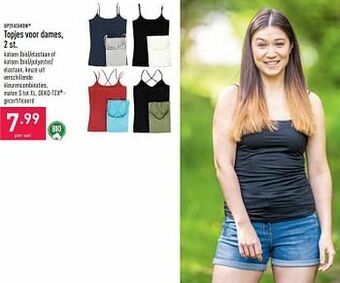 ALDI Topjes voor dames aanbieding