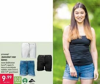 ALDI Jeansshort voor dames aanbieding