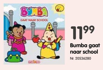 Fun Bumba gaat naar school aanbieding