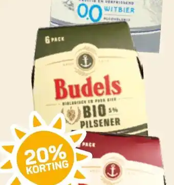 NIX18 Bier Budels Bio Pilsener, 6 Pack